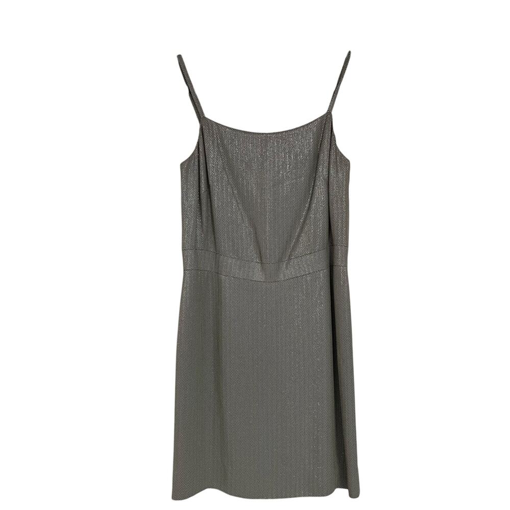 Episode Metallic Chevron Bodycon Spaghetti Strap Dress Women’s 6 Y2K